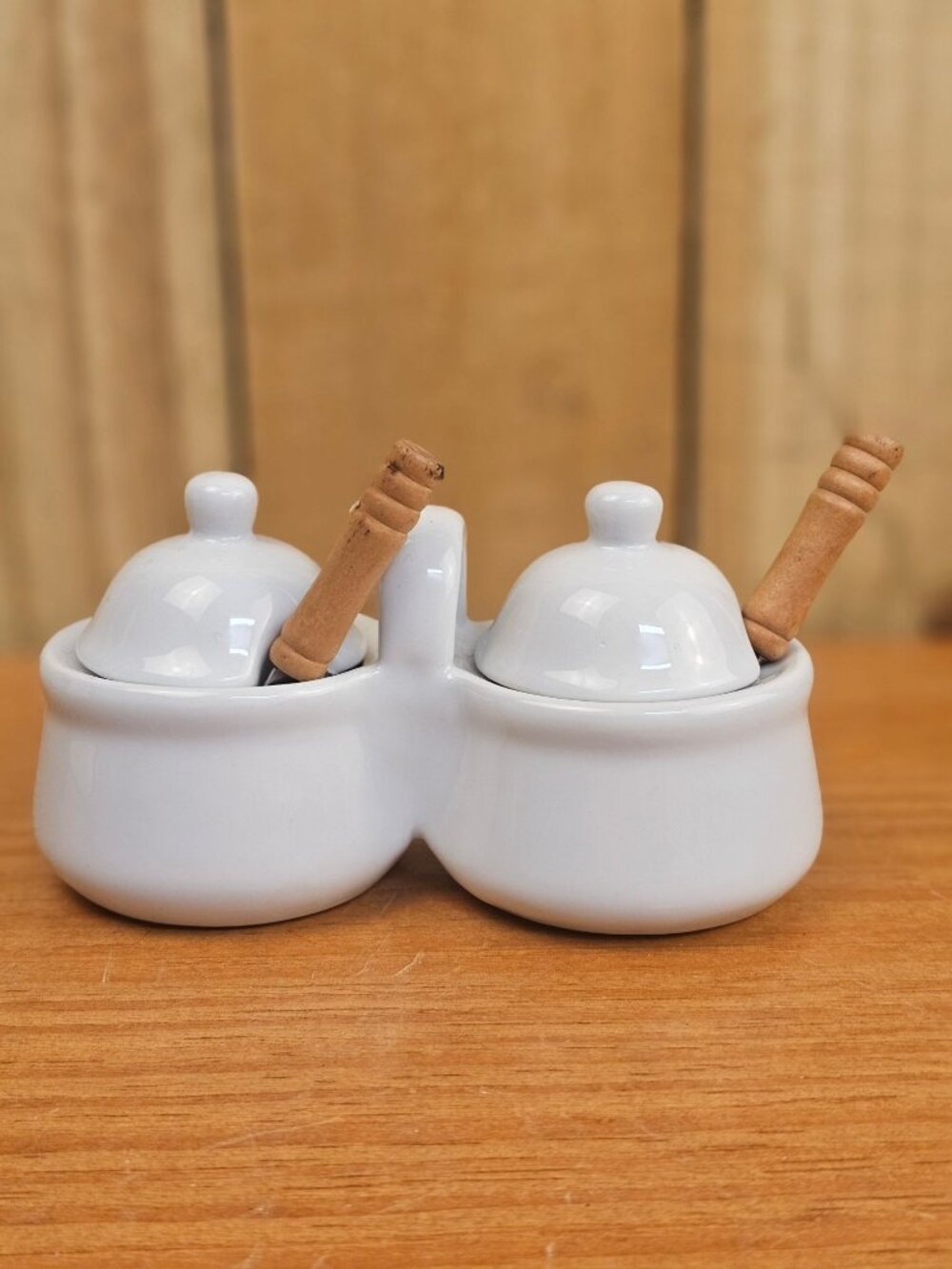 Vintage Houston Harvest Double Condiment Server